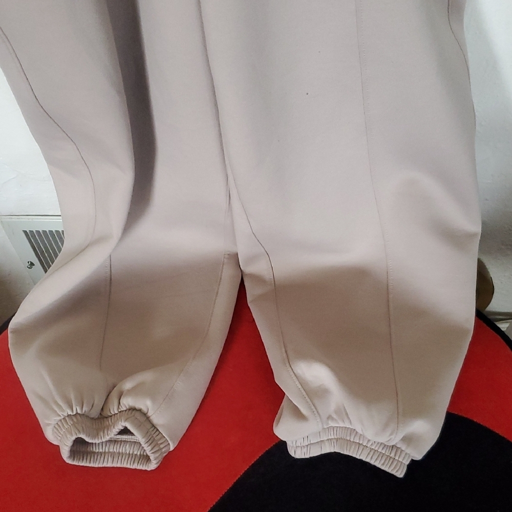 Women's Casual Drawstring Jogger Pants in Beige - Picture 8 of 13